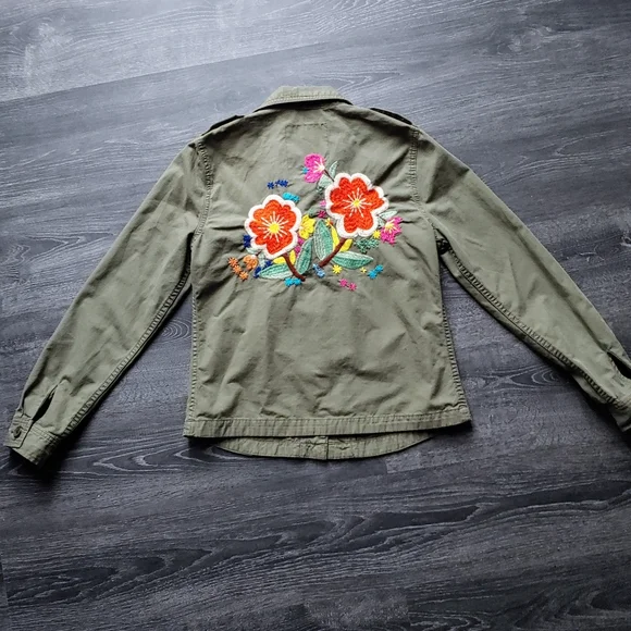 Lucky Brand Jackets Coats Lucky Brand Floral Embroidered